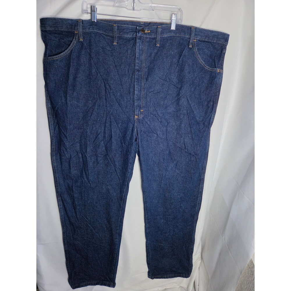 Rustler 87619PW Jeans Mens  Blue Dark Wash Regular High Straight